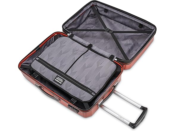 Samsonite Winfield 3 DLX Hardside Expandable Luggage, Burnt Orange