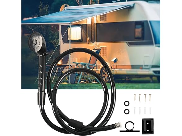 RV Shower Faucet & Shower Head & Hose High Pressur