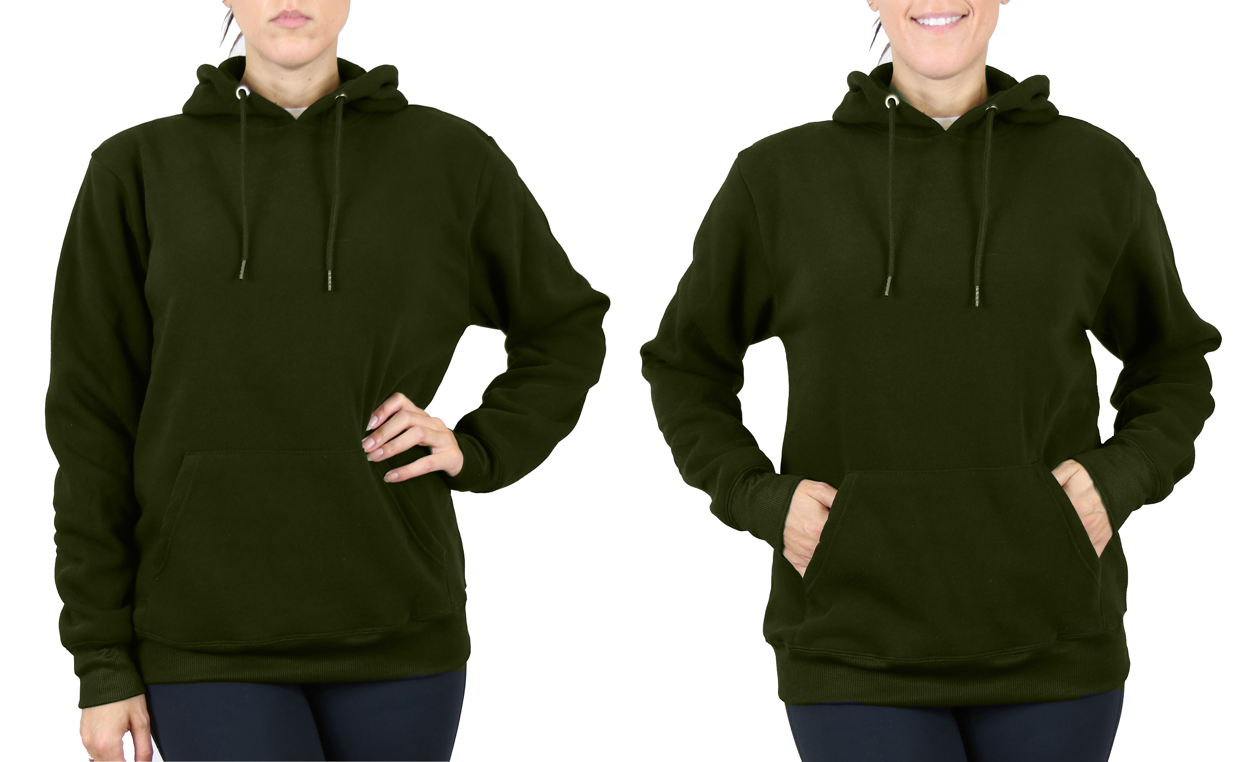 3Pk Asst Womens Fleece-Lined Pullover Hoodie - Gallery 12