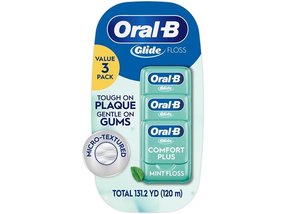 Glide Comfort Plus Dental Floss Extra Soft Value 3