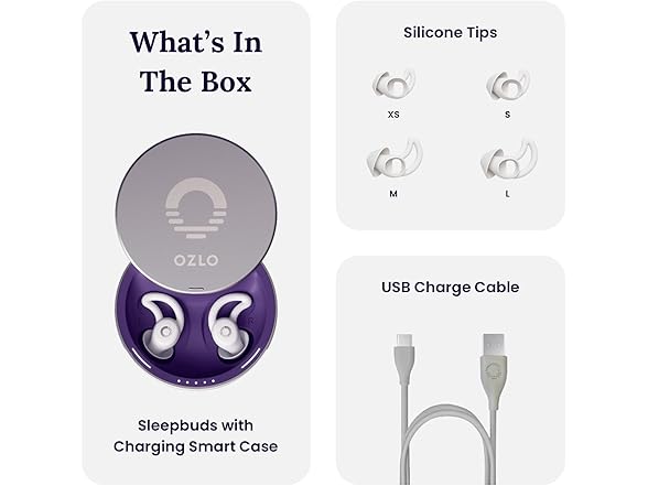 Ozlo Sleepbuds Comfortable Side Sleep Headphones