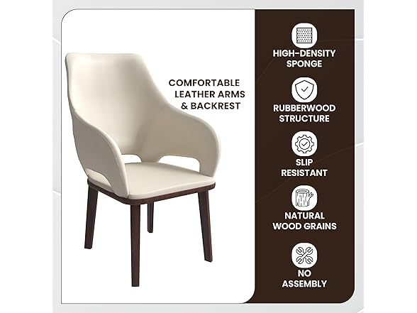 LeisureMod Vivara Dining Chair