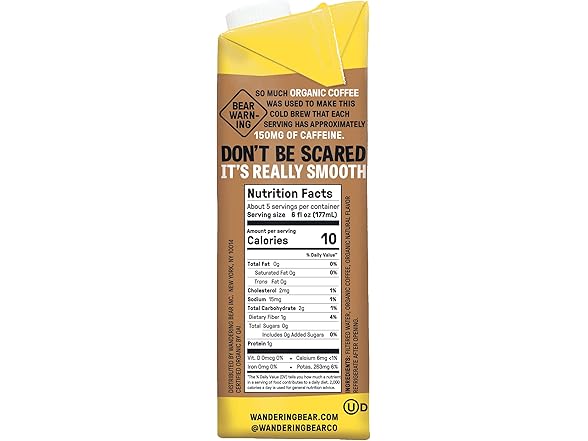 Wandering Bear Caramel Cold Brew, 32oz