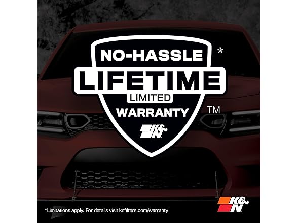 K&N K&N High-Flow Original Lifetime Engine Air Filter: In