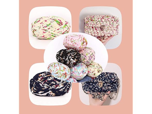 1 PCS Colorful T-Shirt Yarn Knitting Yarn