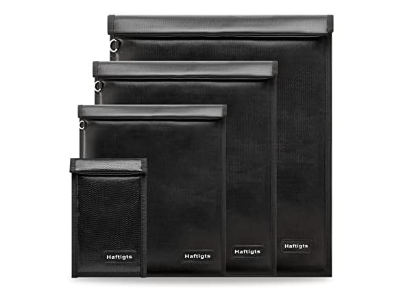 Haftigts 4 Pack Faraday Bags