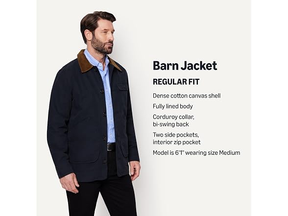 Amazon Essentials Men Cotton Canvas Jacket