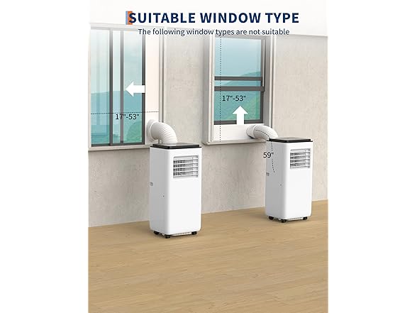 Vossfamul 8,000 BTUs Portable Air Conditioner