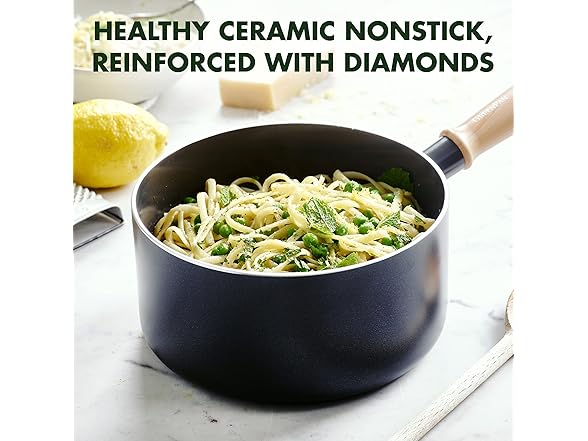 GreenPan Nonstick 1.6 QT Saucepan Pot