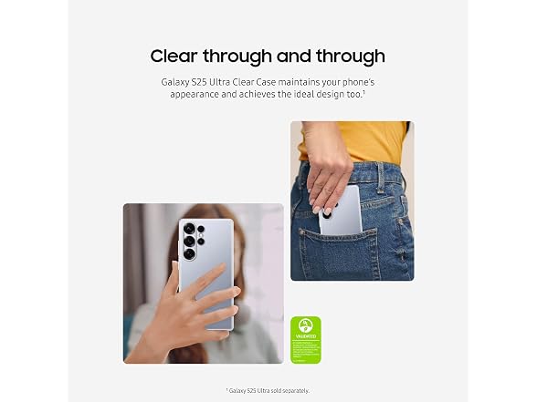 Samsung Galaxy S25 Ultra Clear Phone Case