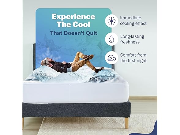Martex Brrr Cooling Mattress Pad (Your Choice)