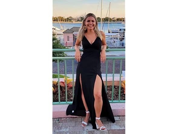 TOB Women (M) Sexy Sleeveless Spaghetti Long Dress