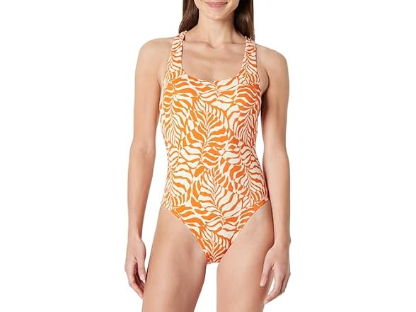 Amazon Essentials Women Criss-cross Back Swimsuit