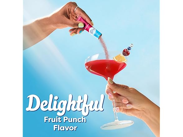Crystal Light Drink Mix, 10 Packets, Fruit Punch
