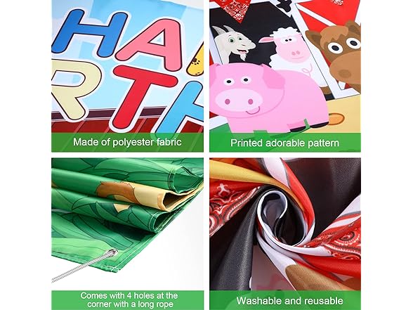 Farm Happy Birthday Photo Background