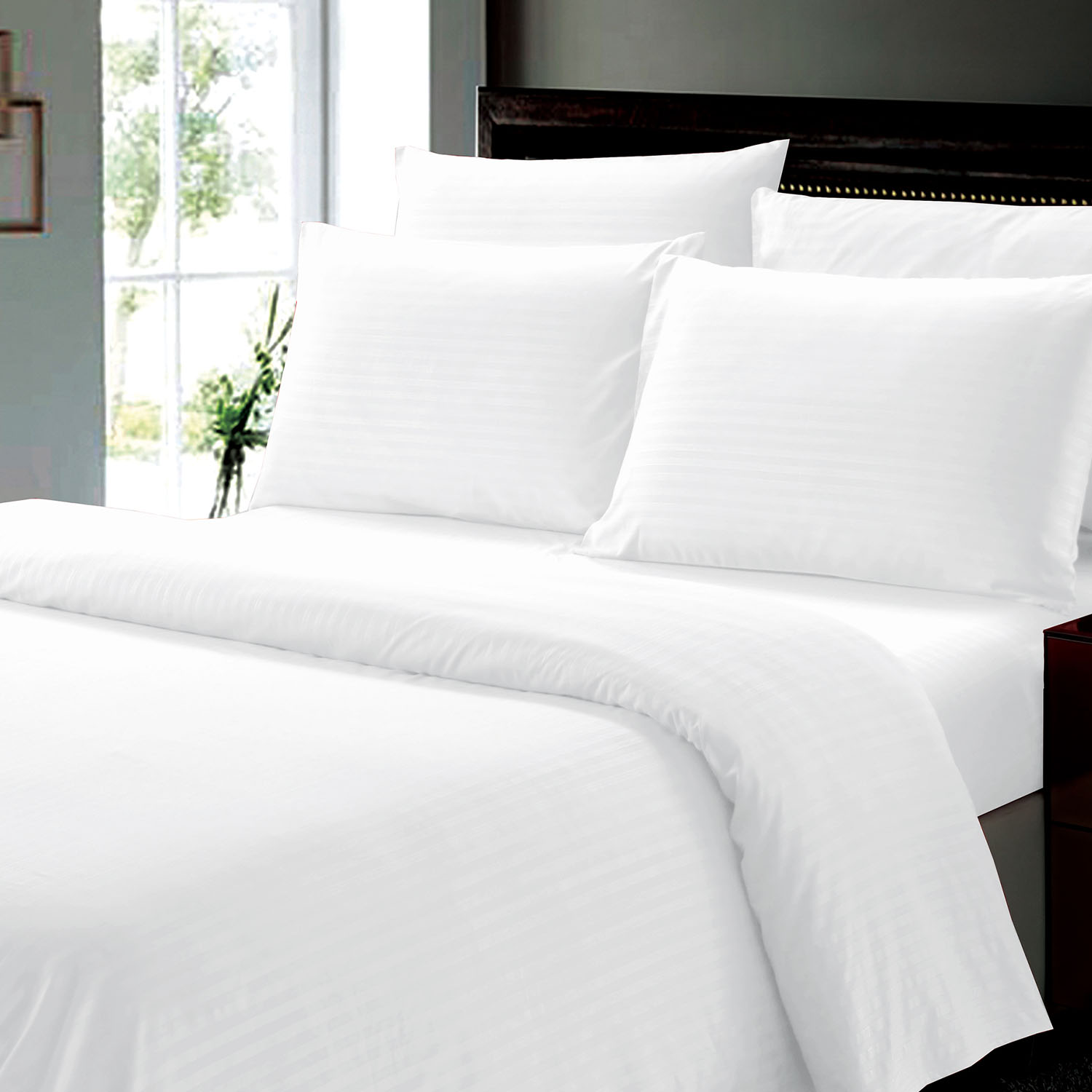 4-Piece Dobby Stripe Bed Sheet Set - Gallery 20