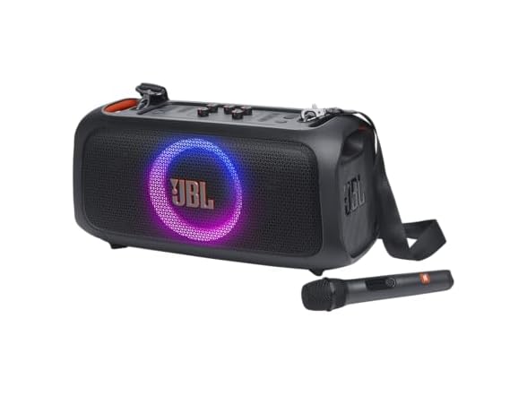 JBL PartyBox On-The-Go Essential Portable Party Speaker with Wireless Mic (Grade A Refurbished) - Gallery 15