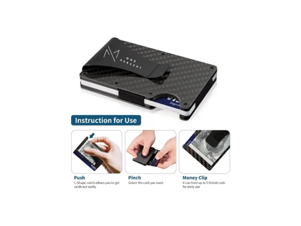 RFID Blocking Slim Money Clip