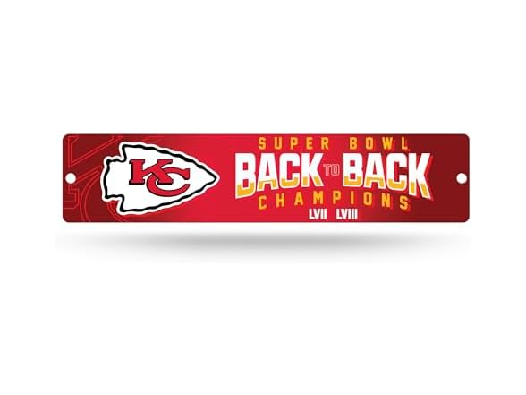Kansas City Chiefs Street Sign