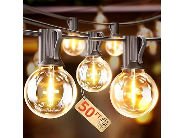 VIPAR Outdoor String Lights, 30FT