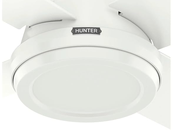 Hunter Fan 44" Fresh White w/ Remote