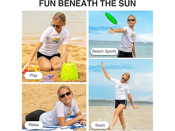 Kanu Surf Jade Rash Guard Girls' UPF 50+ Sun Shirt