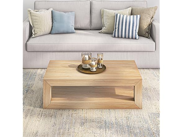 Plank+Beam Modern Rectangular Coffee Table
