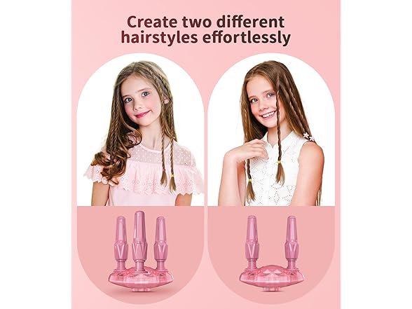 Girls Hair Twist & Bead Maker Toy 2 Pack