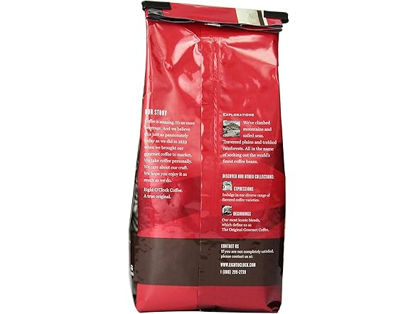 Eight O'Clock Coffee 100% Colombian Peaks Whole Bean