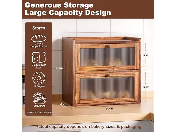Wooden Bread Box