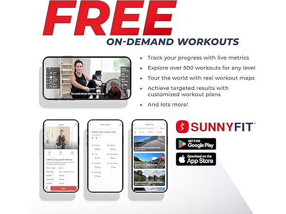 Sunny Health & Fitness Smart Magnetic Rowing Machine