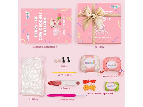 Mewaii Crochet Kit for Beginners