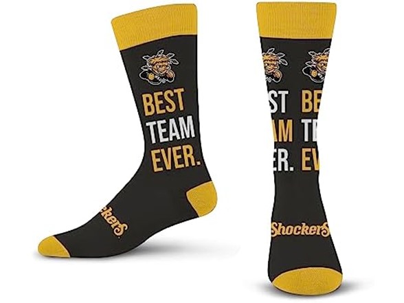 For Bare Feet NCAA Best Team Crew Sock