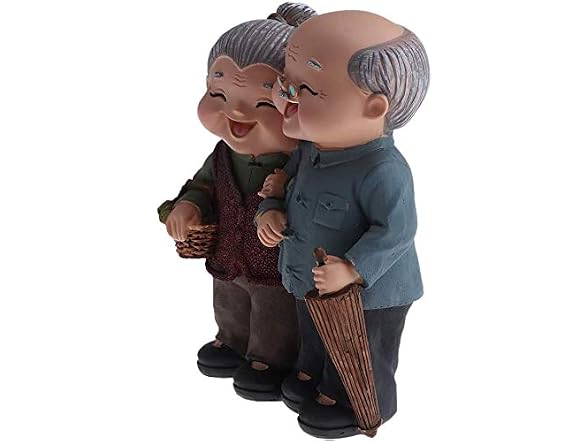 Taotenish Elderly Couple Figurines Weddi