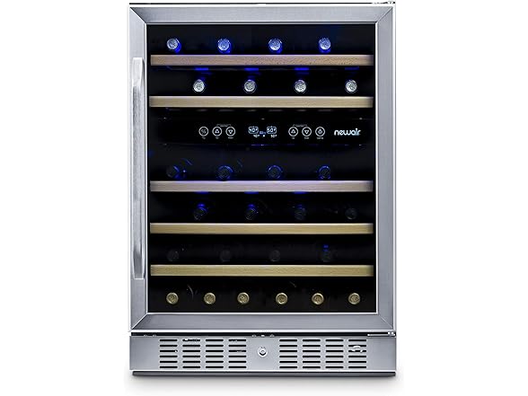 Newair Dual Zone Wine Fridge - 46 Bottles