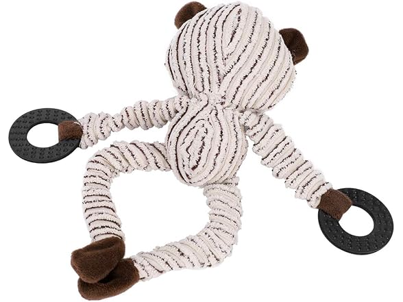 Dog Squeaky Plush Toy Durable Monkey Squeak