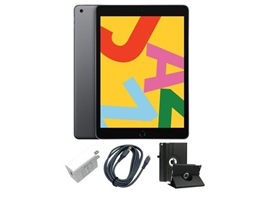 $99.99 Apple 10.2" iPad 7 with Case (2019) dealfomo