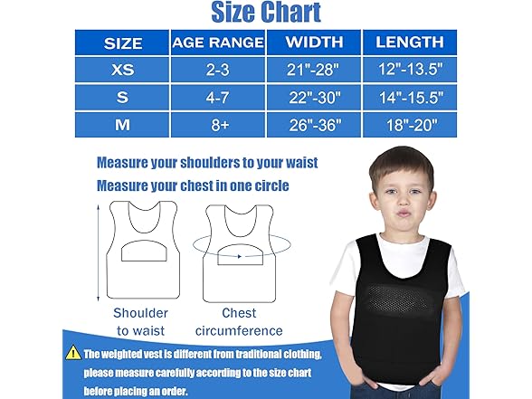 Weighted Vest for Kids