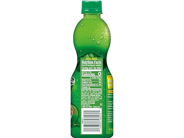 1CT ReaLime 100% Lime Juice, 15 fl oz bottle