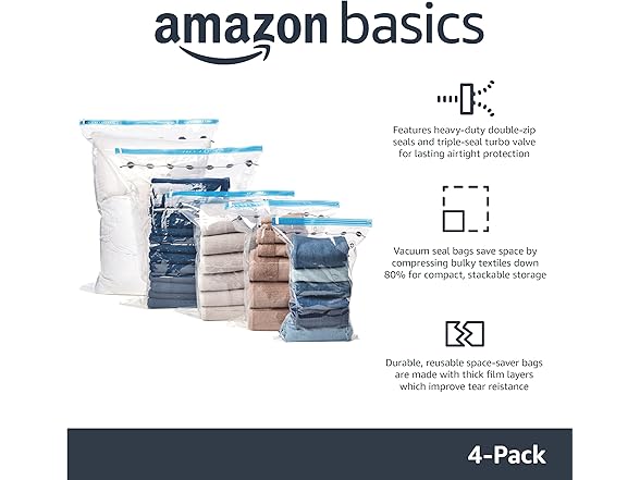 Amazon Basics Vacuum Compression Bags