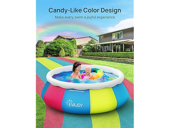 EVAJOY 10ft x 30in Above Ground Swimming Pool