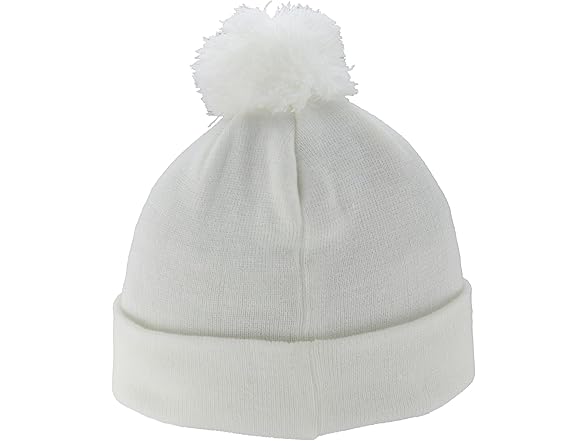 TROJANS Pom Beanie Patch Defer White