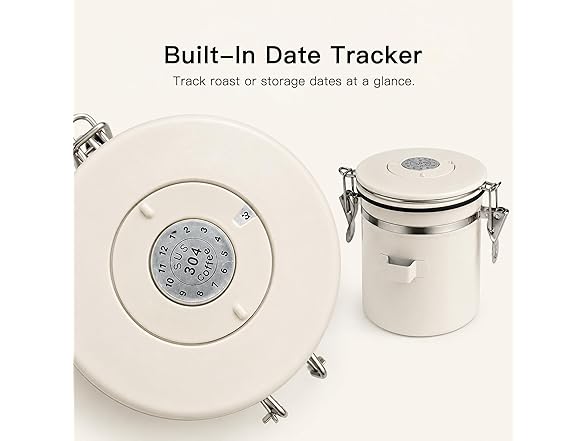 MEGAWISE 304 Stainless Steel Coffee Canister