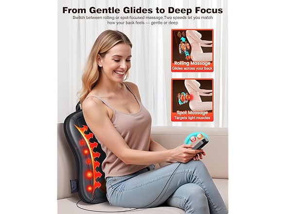 Shiatsu Back Massager with Heat