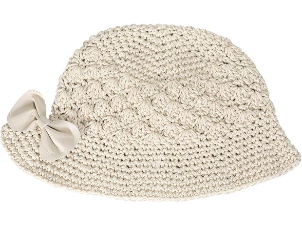 Zlyc Women (OS) Crochet Bucket Hat Handmade Hat