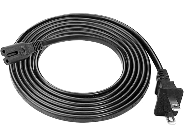 AC Power Cord - 5ft 2-Prong Cable