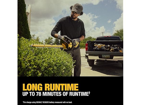 DEWALT DCHT821P1 20V MAX 22" Hedge Trimmer Kit