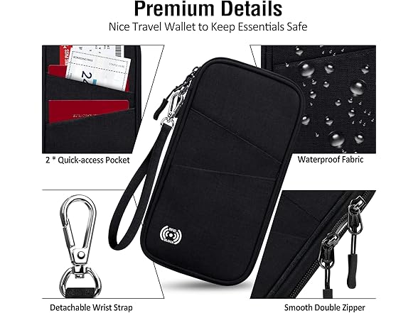 Travel Passport Holder Wallet