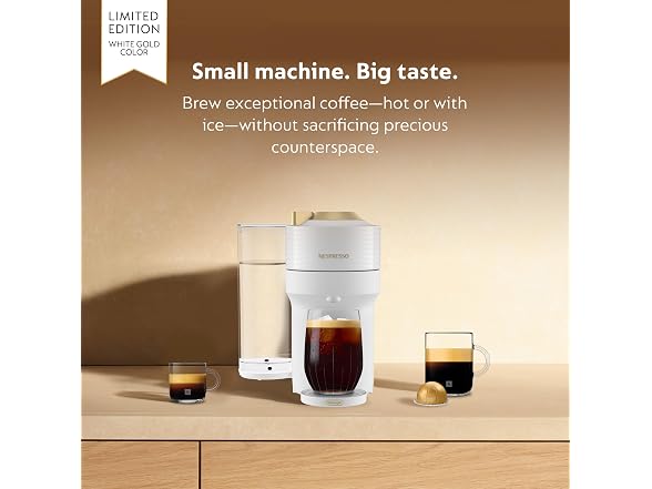 Nespresso Vertuo Pop+ Deluxe Coffee & Espresso Maker by De'Longhi