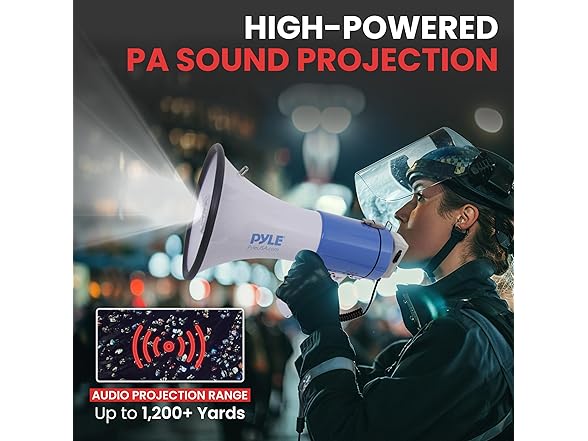 Pyle Pyle Compact Portable PA Megaphone Speak